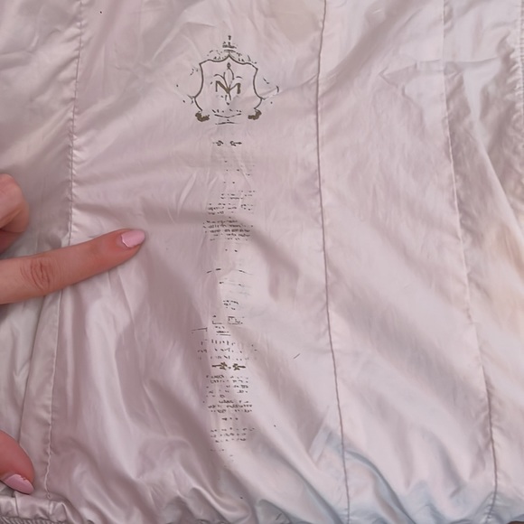 SOLD MACKAGE Ivory Packable Bomber Jacket Size: S - Picture 6 of 9